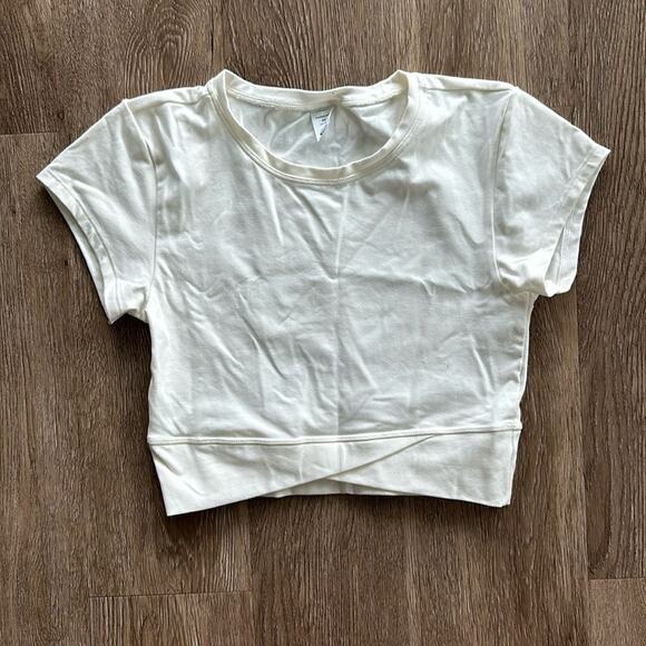 Old Navy Powerchill Crop Short Sleeve Top - Picture 1 of 4